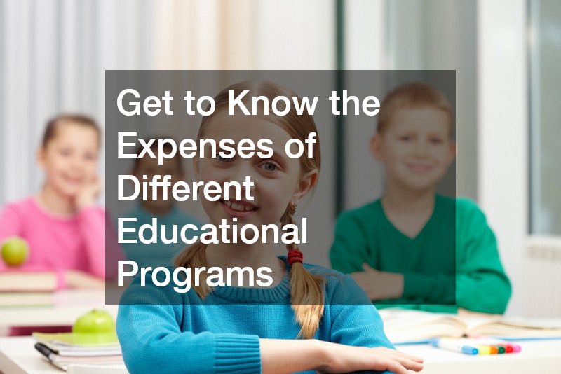 Get to Know the Expenses of Different Educational Programs